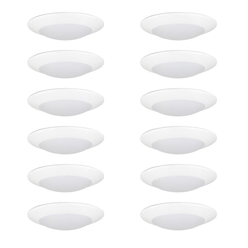 Nora 6" Contractor LED Flush Mt Disk Lt, Wht, 3000K, MPW