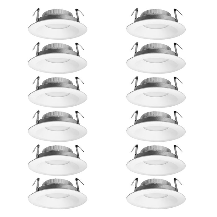 Nora 4" Contr LED Retro Rfl, Wht (12-Pack), MPW