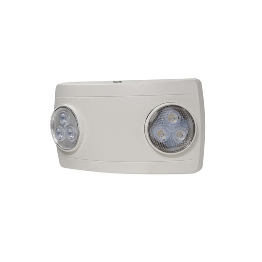 Nora Lighting Compact Dual Head LED Emergency Light, 120/277V/White - NE-612LEDW