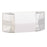 Nora Emergency Light/Integral Dual LED Head, 2X1W/220Lm/120-277V/WH - NE-806LED