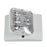 Nora Emergency LED Single Square Head Remote, 1X 1W/75Lm/White - NE-871LEDW