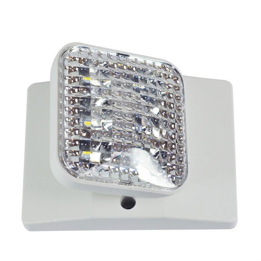 Nora Emergency LED Single Square Head Remote, 1X 1W/75Lm/White - NE-871LEDW