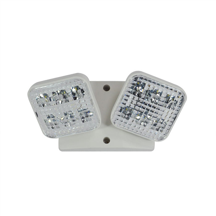 Nora Emergency LED Single Square Head Remote, 2X 1W/150Lm/White - NE-872LEDW