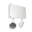 Nora Emergency LED Dual Head Self-Diagnostic/2X2.5W/310Lm/120-277V/WH - NE-970