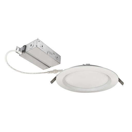 Nora 6" Flin RD Wafer LED Downlight, WH 120-277V Triac/Elv - NEFLINTW-R6MPWLE4