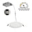 Nora 6" Flin RD Wafer LED Downlight, WH 120-277V Triac/Elv