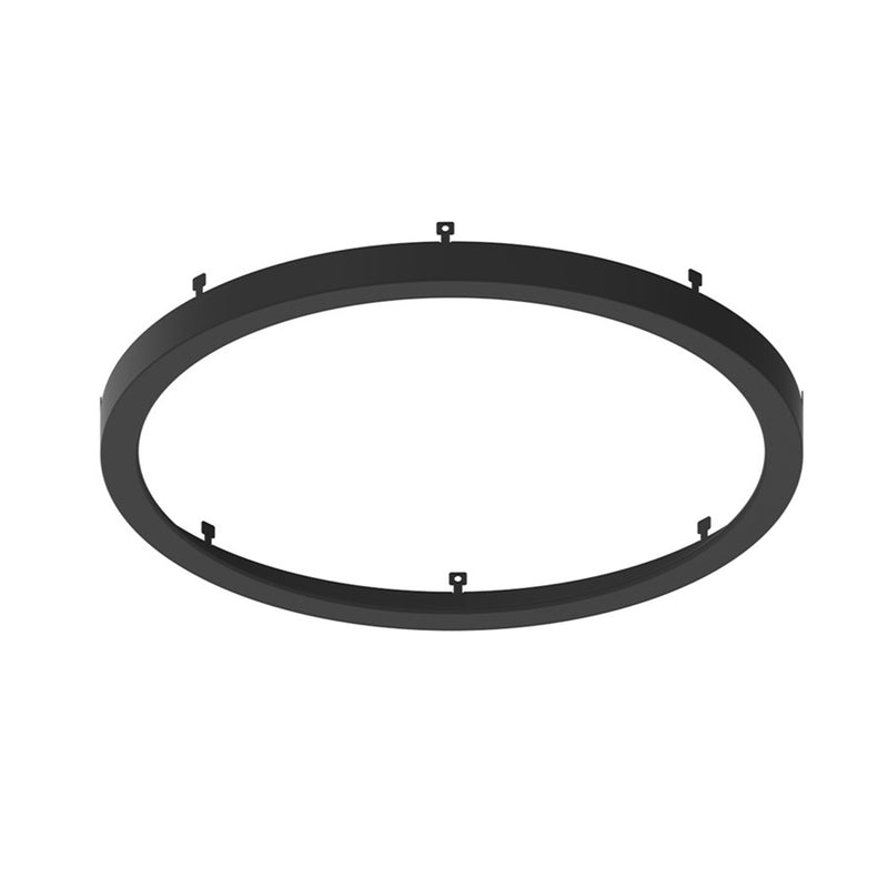 Nora 12" Decorative Metal Ring for NELO-12RTWMPW, Blk/Wht, MPW - NELO-12RB