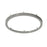 Nora 12" Decorative Metal Ring for NELO-12RTWMPW, Nickel/Wht, MPW - NELO-12RBN
