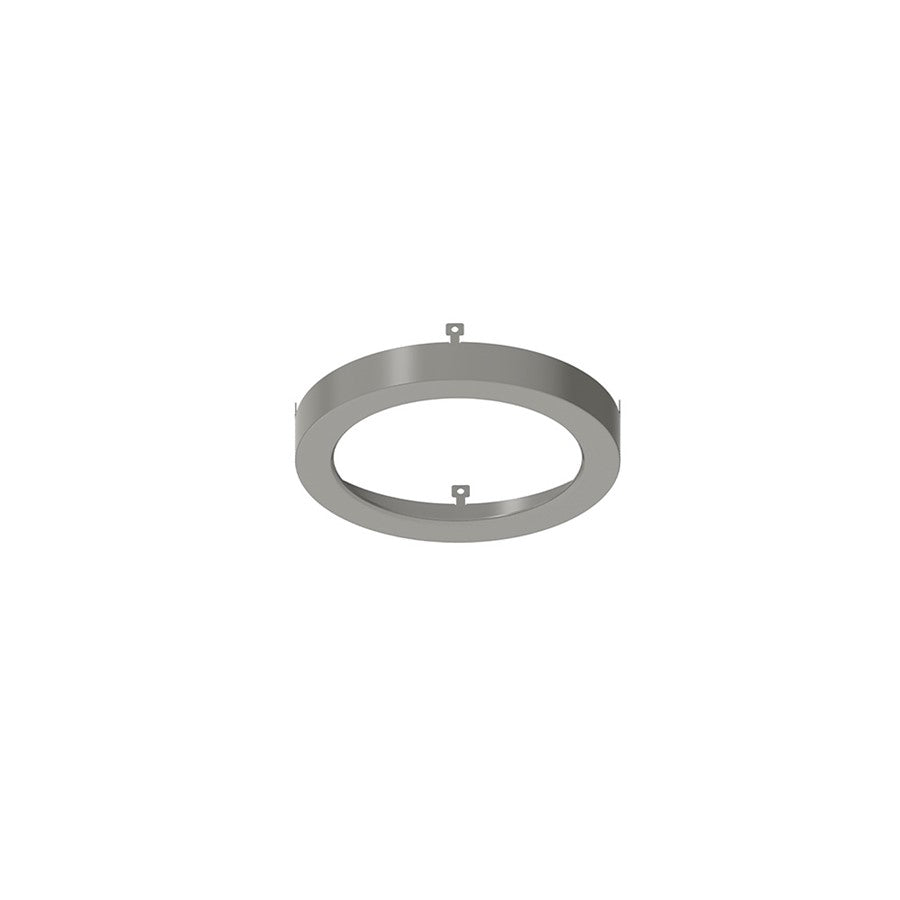 Nora 4" Decorative Metal Ring for NELO-4RTWMPW, Nickel/Wht, MPW - NELO-4RBN