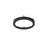Nora 6" Decorative Metal Ring for NELO-6RTWMPW, Blk/Wht, MPW - NELO-6RB