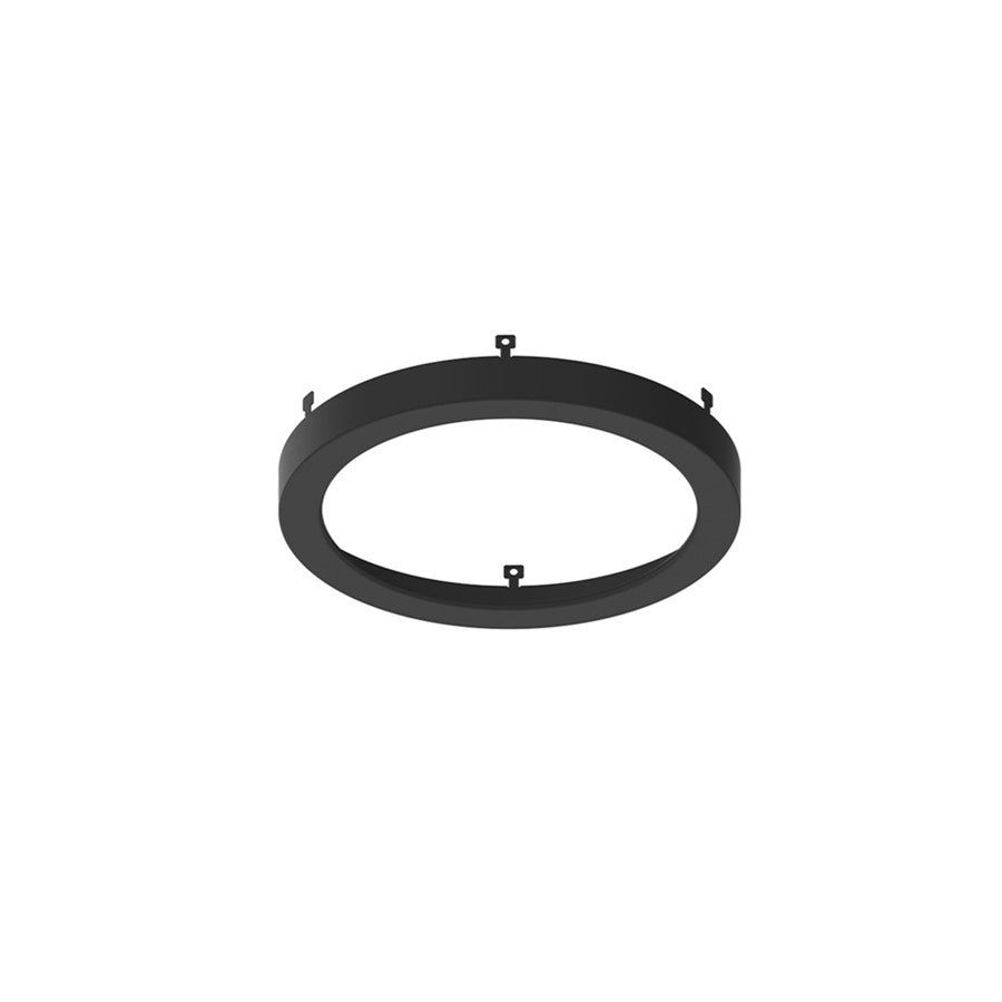 Nora 6" Decorative Metal Ring for NELO-6RTWMPW, Blk/Wht, MPW - NELO-6RB