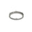 Nora 6" Decorative Metal Ring for NELO-6RTWMPW, Nickel/Wht, MPW - NELO-6RBN