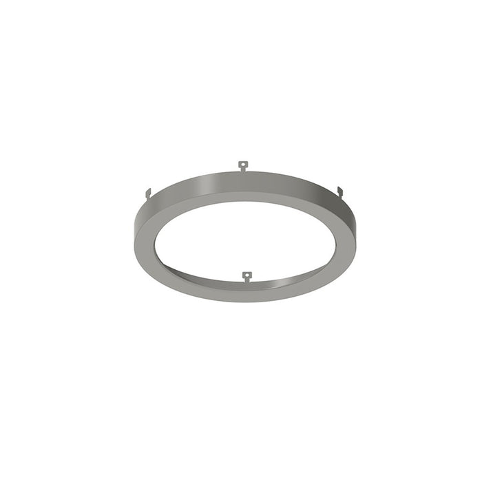 Nora 6" Decorative Metal Ring for NELO-6RTWMPW, Nickel/Wht, MPW - NELO-6RBN