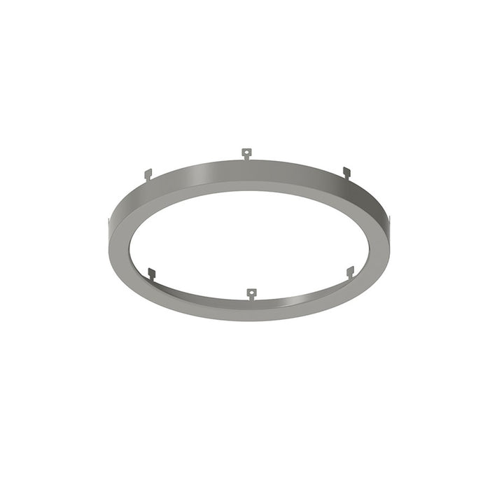 Nora 8" Decorative Metal Ring for NELO-8RTWMPW, Nickel/Wht, MPW - NELO-8RBN