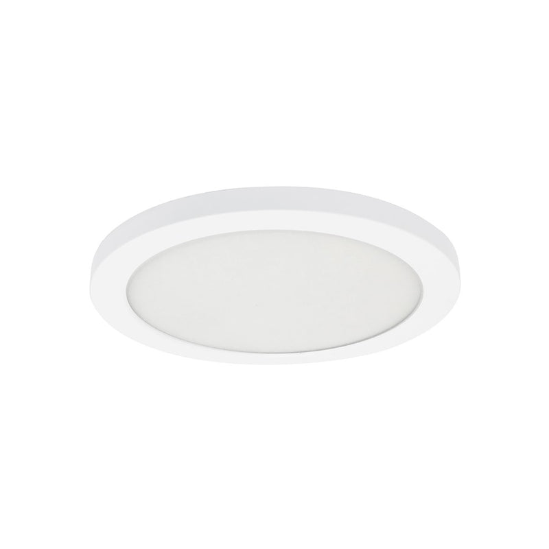 Nora 8" Elo LED Surface Mount, 1100Lm/18W/3000K, 80+ CRI/120V/WH - NELOCAC-8R30W