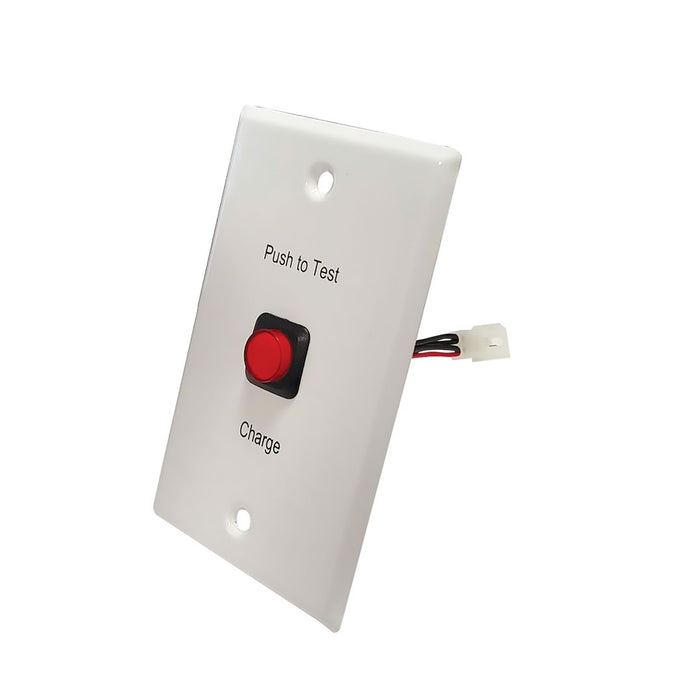 Nora Replacement Face Plate/Test Switch for NEPK-07LEDUNV, Wht - NEPKA-07LEDFPTS