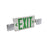 Nora LED Exit/Emergency Combination/Heads/Green Letters/WH - NEX-712-LED-G