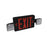 Nora LED Exit/Emerg Adj Heads, Red/Blk Hsg, Blk - NEX-712-LED-RB