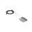 Nora 4" Flat Non-Metallic Can-Less LED Downlight/700Lm/10W/Black - NFLAT-R4TWB