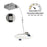 Nora 4" Flat Non-Metallic Can-Less LED Downlight/700Lm/10W/White