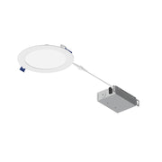 Nora 6" Flat Non-Metallic Can-Less LED Downlight/1050Lm/13.5W/WH - NFLAT-R6TWMPW