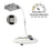 Nora 6" Flat Non-Metallic Can-Less LED Downlight/1050Lm/13.5W/WH