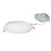 Nora 8" FLIN Rnd Rcs LED/1900lm/20W/Wht, 3500K, Wht - NFLIN-R81535WWLE3