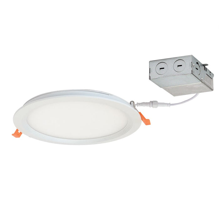 Nora 8" FLIN Rnd Rcs LED/1900lm/20W/Wht, 5000K, Wht - NFLIN-R81550WWLE3