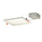 Nora 8" FLIN Sq Rcs LED/1400lm/20W/Wht, 3500K, Wht - NFLIN-S81535WWLE3