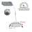 Nora 4" Flin LED Downlight, 900Lm/10W/White