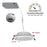 Nora 6" Flin LED Downlight, 1100Lm/13W/White