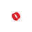 Nora Lighting 1" Red Translucent Snoot For 2"/4" Iolite Trim, Red - NIO-1AS24R