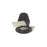 Nora 1" Iolite LED NTF Rnd Bullnose, 2700K, Blk - NIO-1RNB27XBB