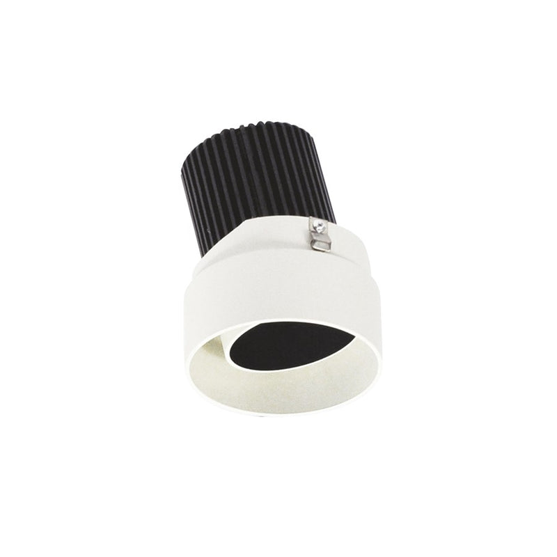 Nora 2" Iolite Rnd Trmls Adj, Comfort Dim 800lm Blk Adj/Wh Rfl - NIO-2RTLACDXBW