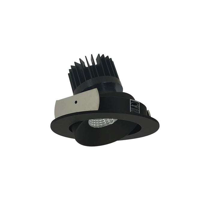 Nora 4" Iolite LED Rnd, 3000K HL 1500-2500lm Blk Rfl/Blk Flg - NIO-4RC30XBB-HL