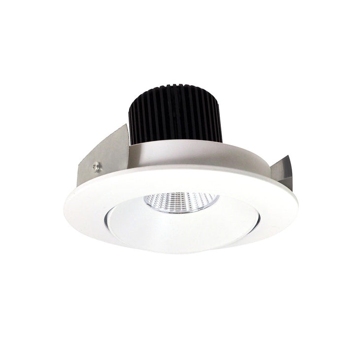 Nora 4" Iolite LED RD Cone Reflector, 14W/3000K, MWH/Flange - NIO-4RC30XMPW-10