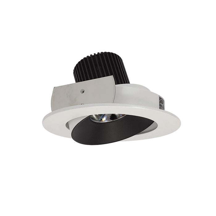 Nora 4" Iolite LED Rnd Cone Rfl, 10° Opt, 3500K, Blk Rfl/Wh Flg - NIO-4RC35QBW