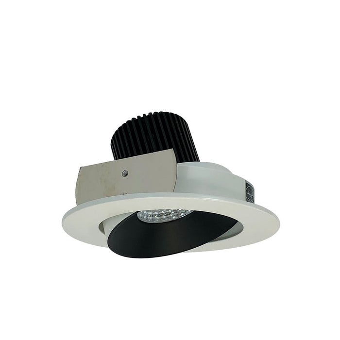 Nora 4" Iolite LED Rnd Cone Rfl, 3500K 1000lm Blk Rfl/Wh Flg - NIO-4RC35XBW-10