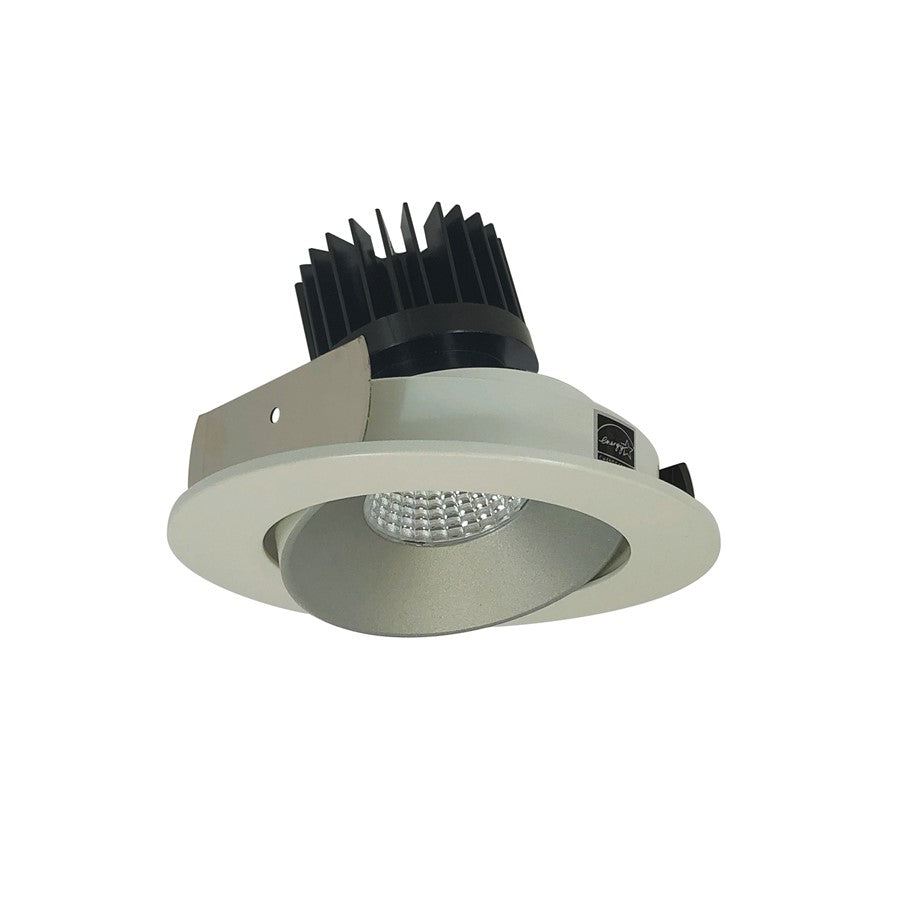 Nora 4" Iolite LED Rnd, 4000K HL 1500-2500lm Haze Rfl/Wh Flg - NIO-4RC40XHW-HL