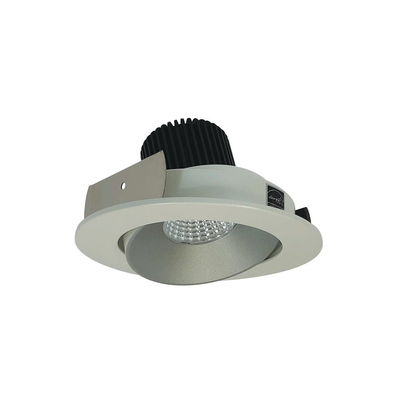 Nora 4" Iolite LED Rnd Cone, Comfort Dim 800lm Haze Rfl/Wh Flg - NIO-4RCCDXHW