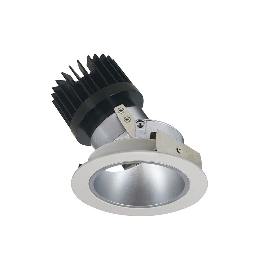Nora 4" Iolite LED Rnd Adj, 3500K 1500-2000lm Haze Rfl/Wh Flg - NIO-4RD35XHW-HL