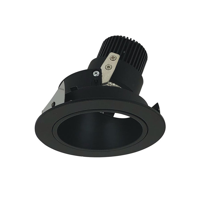 Nora 4" Iolite LED Rnd Adj Deep, 4000K 1000lm Blk Rfl/Blk Flg - NIO-4RD40XBB-10