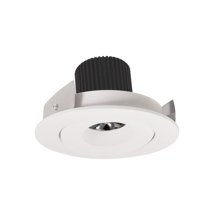 Nora 4" Iolite LED Rnd Adj Gimbal, 10° Opt, 2700K, Wht - NIO-4RG27QWW