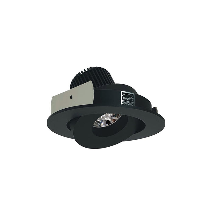 Nora 4" Iolite LED Rnd Adj Gimbal, 10° Opt, 3000K, Blk - NIO-4RG30QBB