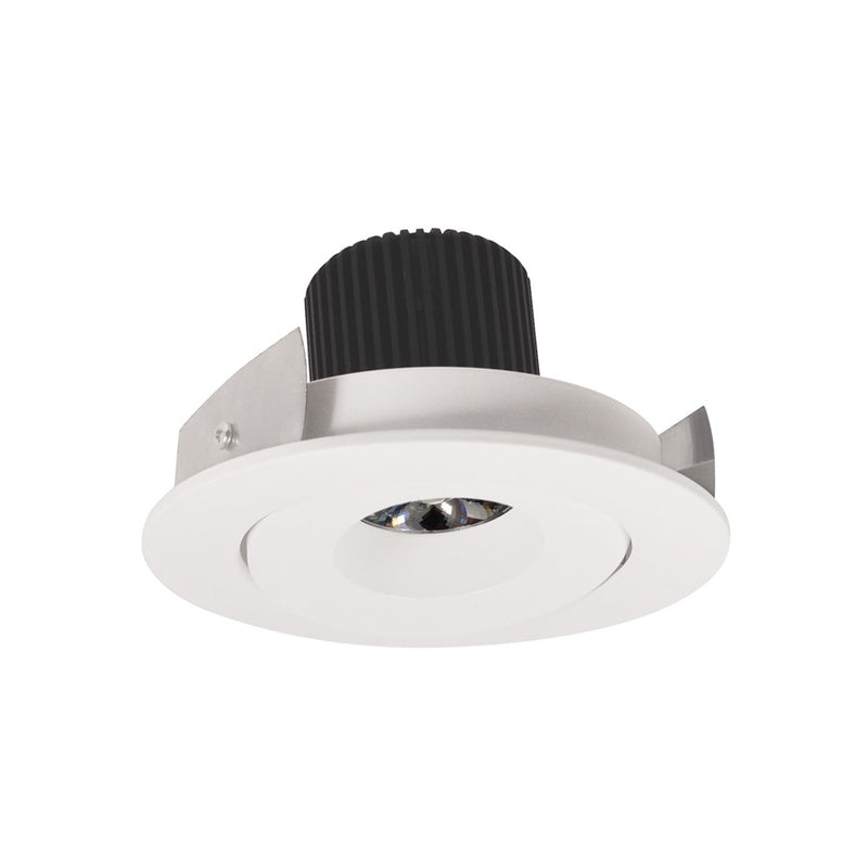 Nora 4" Iolite LED Rnd Adj Gimbal, 10° Opt, 3000K, Wht - NIO-4RG30QWW
