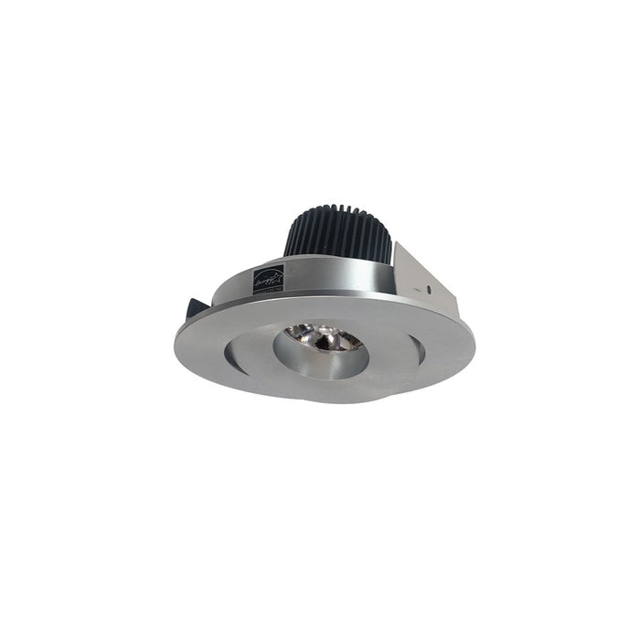 Nora 4" Iolite LED Rnd Adj Gimbal, 10°, 3500K, Natural Metal - NIO-4RG35QNN