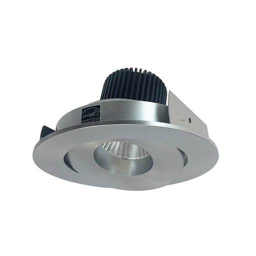 Nora 4" Iolite LED Rnd Adj Gimbal, 3500K, Natural Metal - NIO-4RG35XNN-10