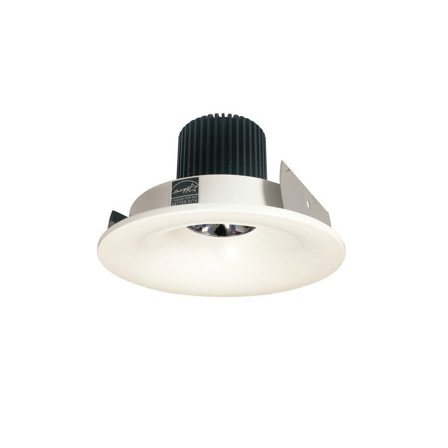 Nora 4" Iolite LED Rnd Bullnose, 10° Opt, 2700K, Wht - NIO-4RNB27QWW