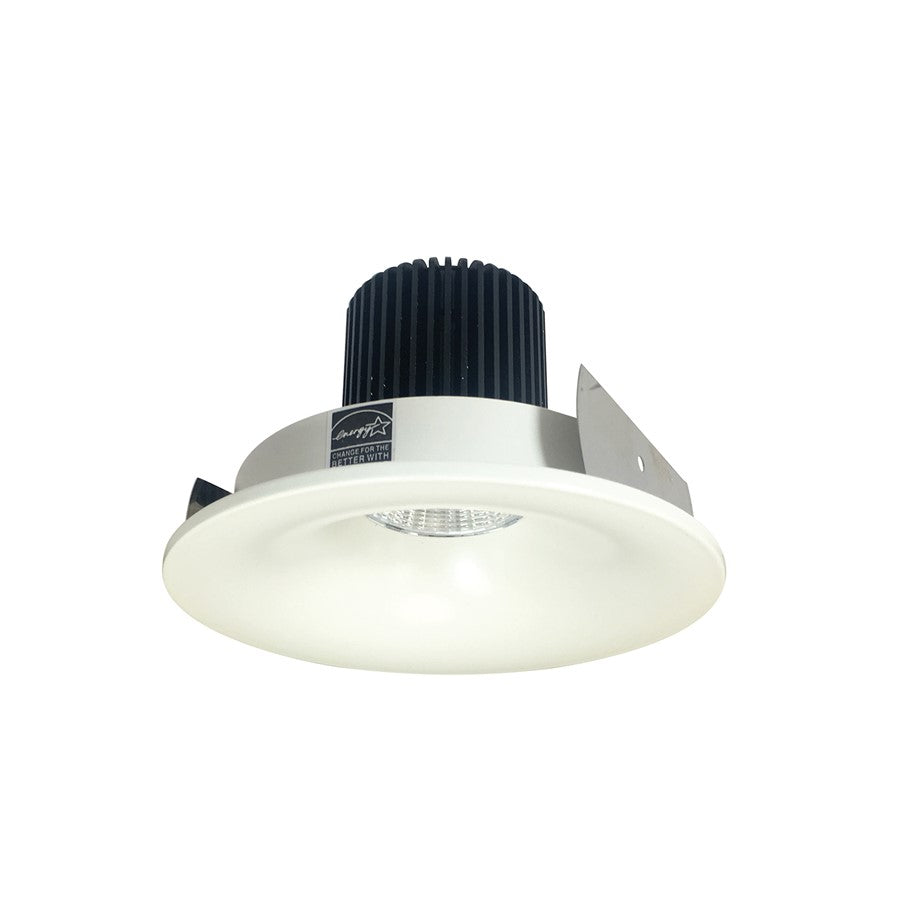 Nora 4" Iolite LED Round Bullnose, 1000Lm/14W/2700K, White - NIO-4RNB27XWW-10