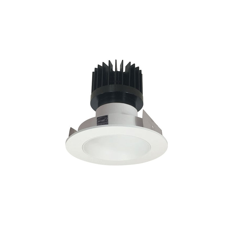 Nora 4" Iolite LED Rnd, 2700K HL 1500-2500lm Wh Rfl/Wh Flg - NIO-4RNDC27XWW-HL